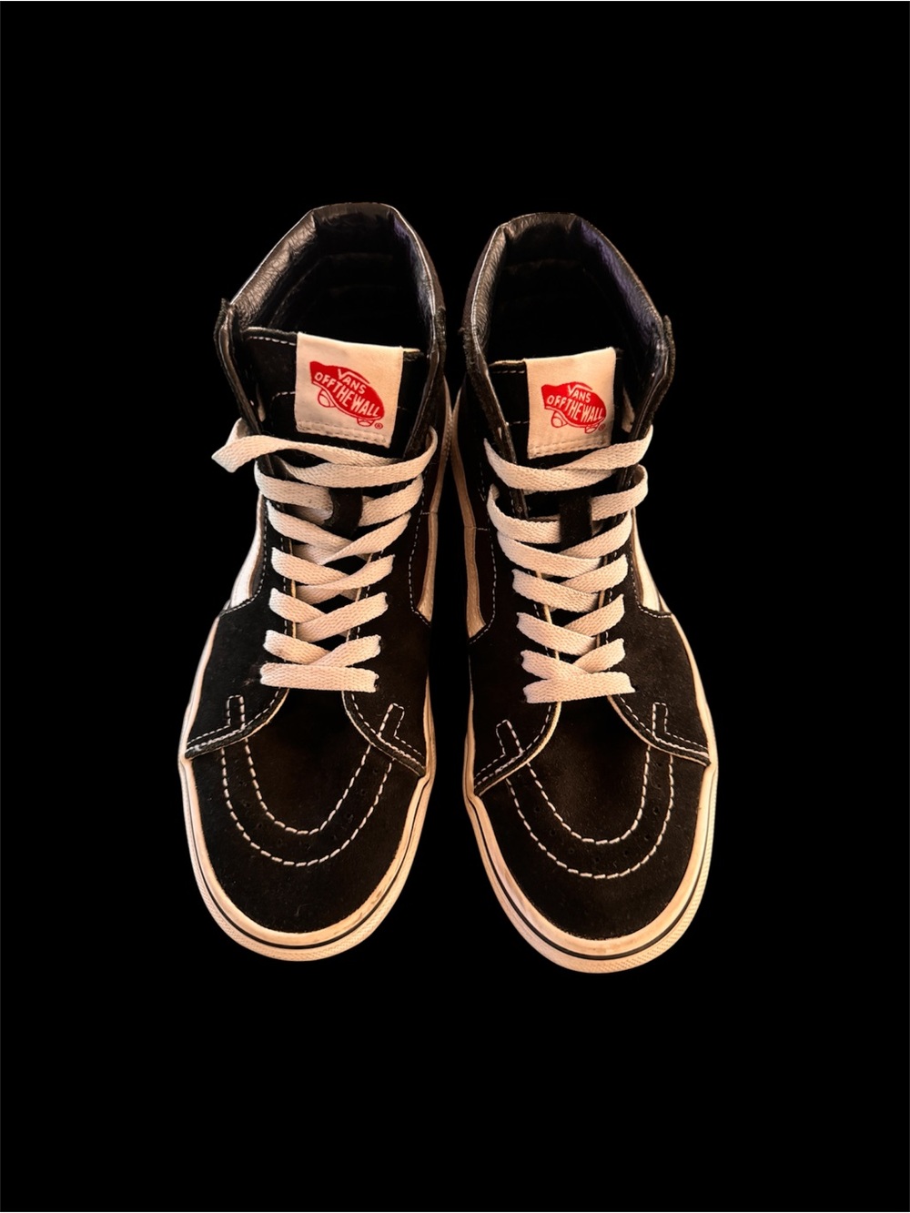 🖤 Sk8-Hi - Vans High Top Sneakers in Black & White 🤍